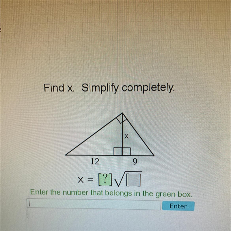 Find x and simplify completely-example-1