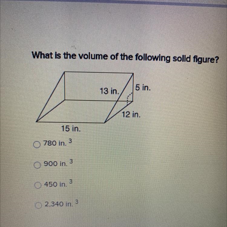 What is the volume of the following solid figure?-example-1