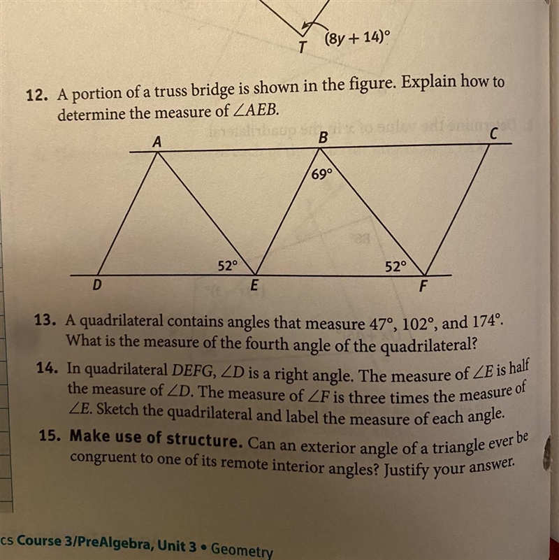 Hello I need help on question number 12 and number 14 if possible please-example-1