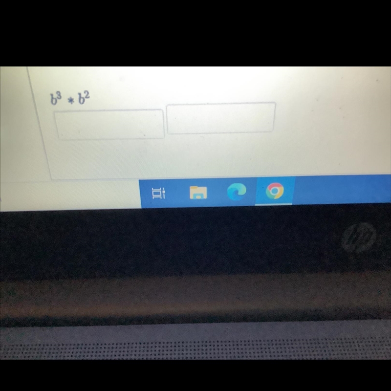 The first box is to type in the base. The second box is where you fill in the simplified-example-1