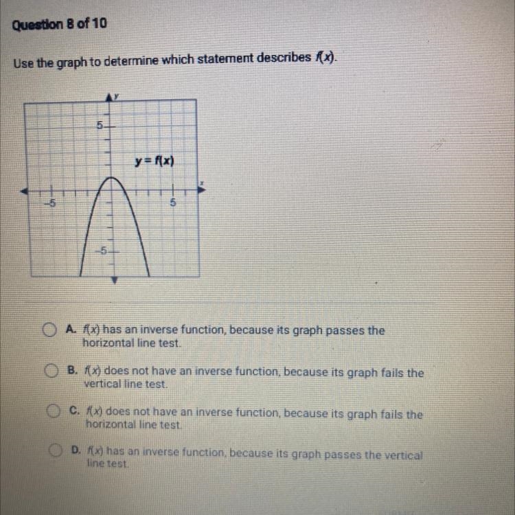 Please help this is inverse functions algebra 2-example-1