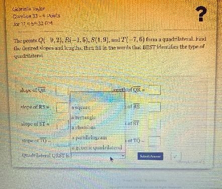 please find the slopes and lengths then fill in the words that best describes the-example-2