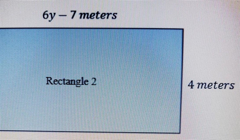 Write an expression that represents the area of rectangle to look below-example-1