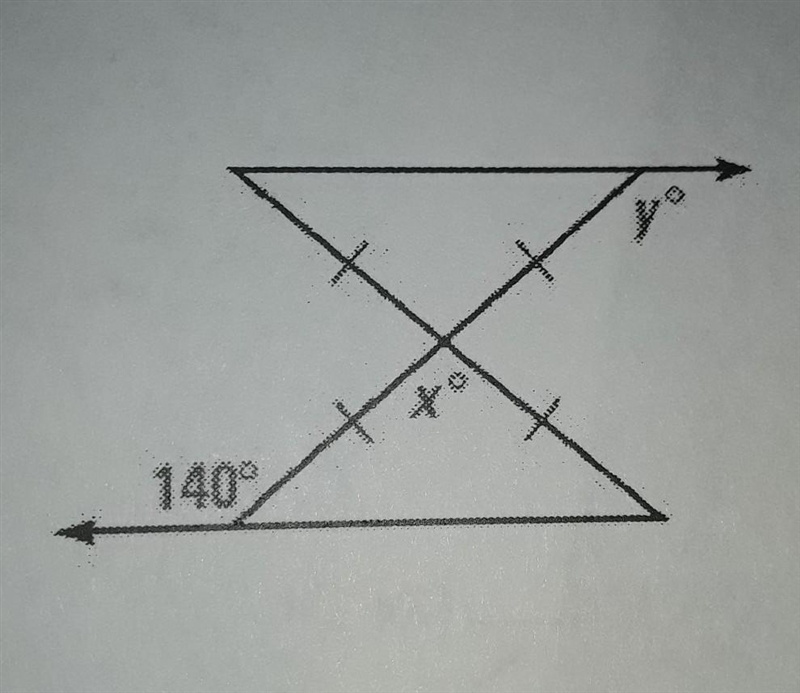 How do I solve for x and y when I have no information for these triangles?-example-1