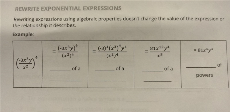 Rewriting expressions using algebraic properties doesn't change the value of the expression-example-1