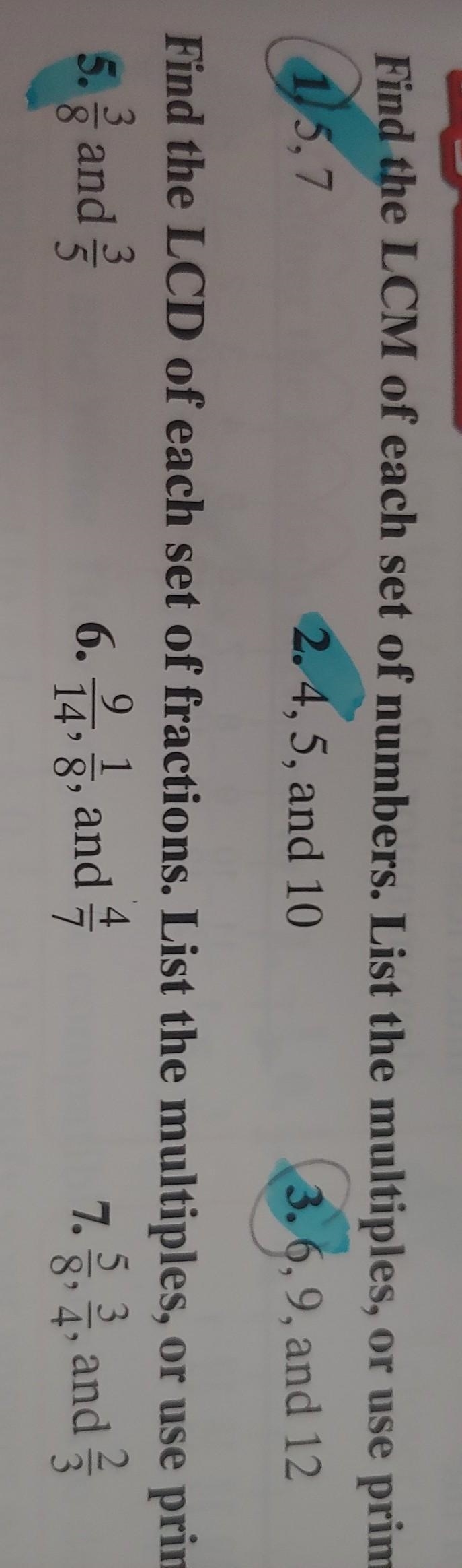 It says, "or use prime factorization" #1-3, and 5 pls!!-example-1