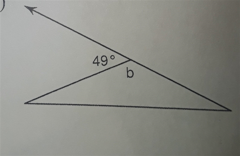 Find the measure of angle b.​-example-1