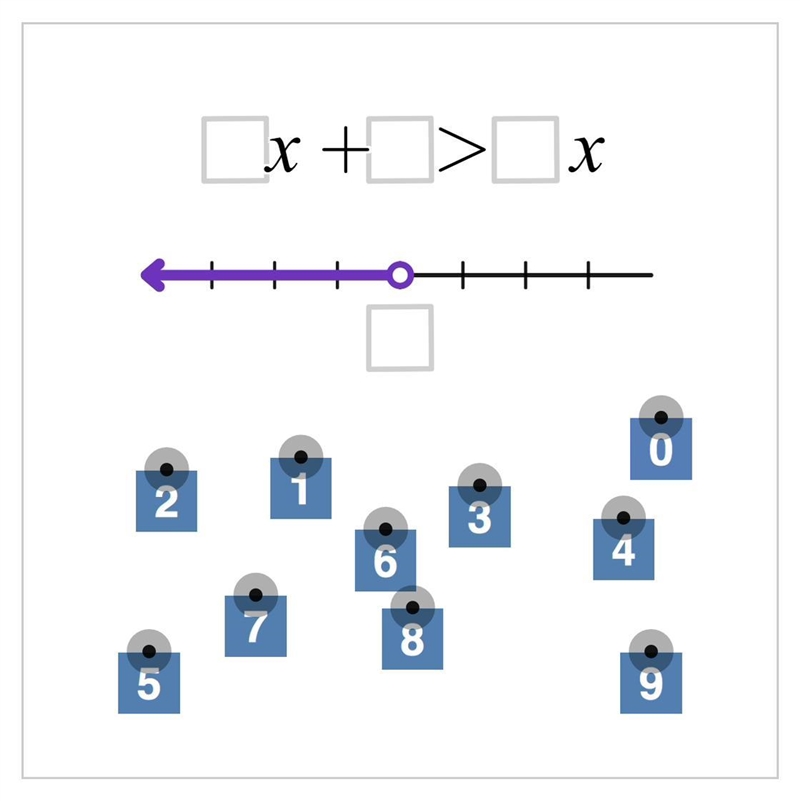 ￼Create an inequality with 0-9-example-1