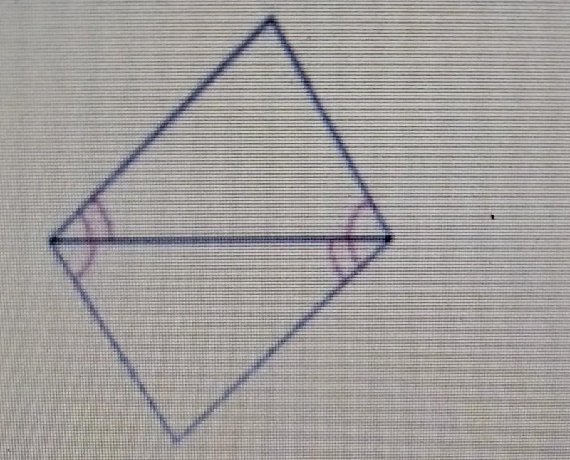 Choose the appropriate postulate if the following pair of triangles are congruent-example-1