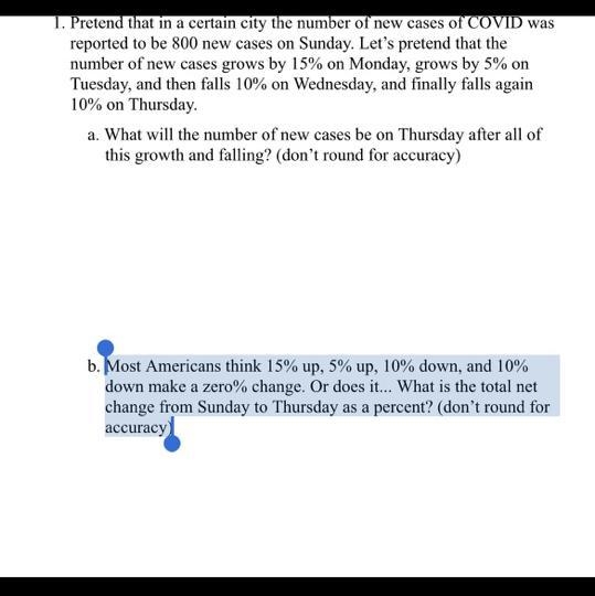 (I only need a solution for question 1B)Scenario: Pretend that in a certain city the-example-1