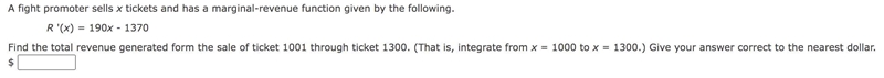 Solve the following "marginal-revenue function" problem below-example-1