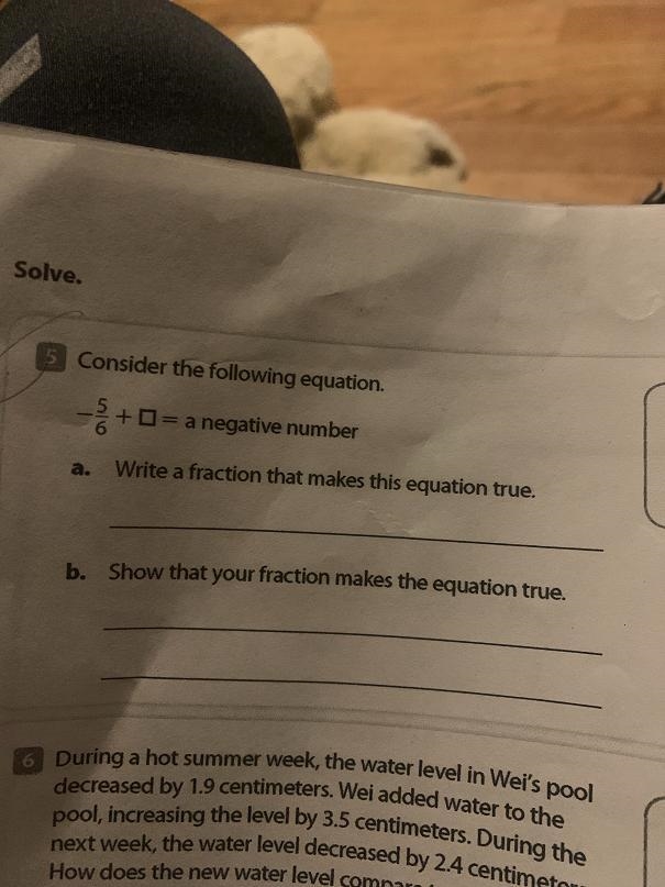 5 Consider the following equation.+0= = a negative numberWill a number thamakes the-example-1