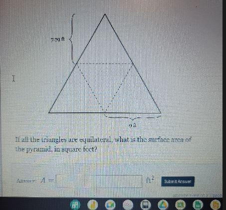 the figure below is a net for a triangular pyramid. if all the triangles are equilateral-example-1