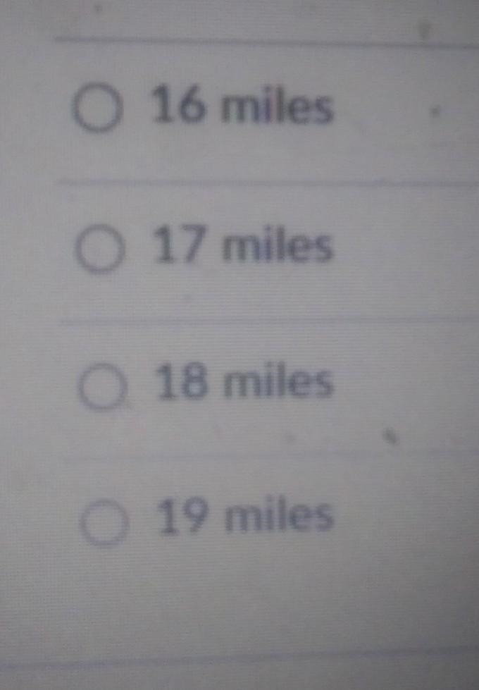 A glider files 8 miles south from the airport and then 15 miles east. Then it files-example-1