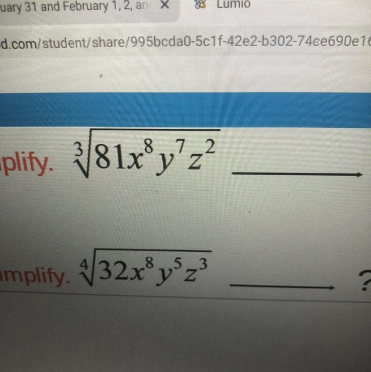 Simplify 3 81x^8y^7z^2-example-1