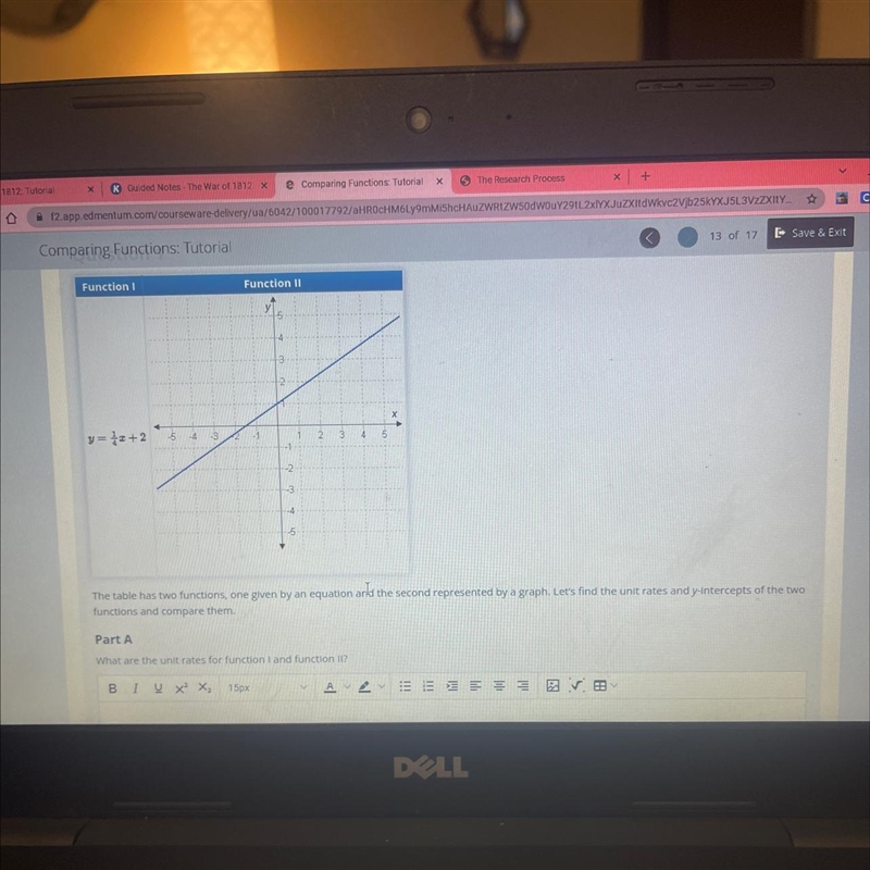 I need to know where are the unit rates for function one and function two-example-1