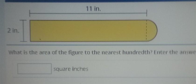 What is the area of the figure to the nearest hundredth? pleeeaaase heeeeelp​-example-1