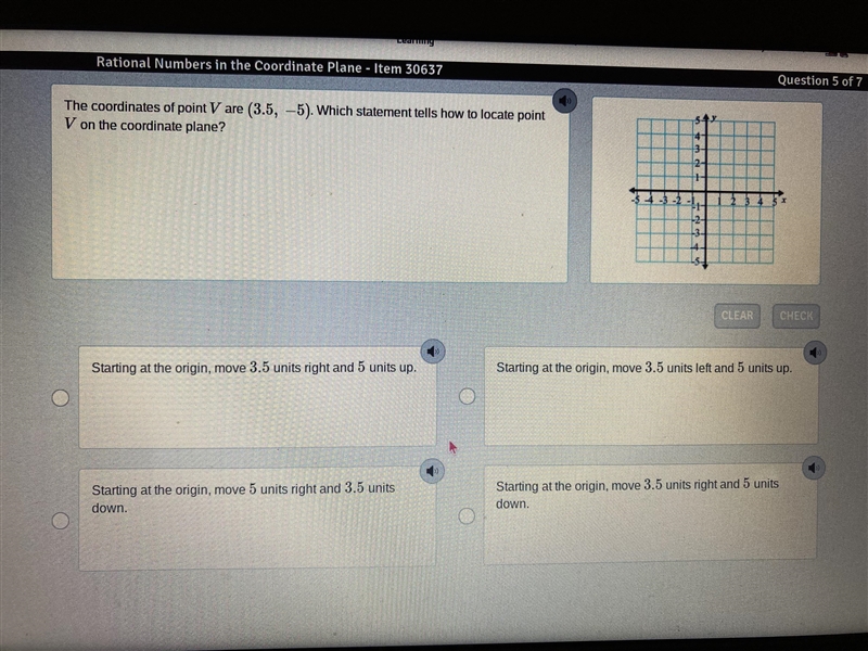 The coordinates of point V-example-1