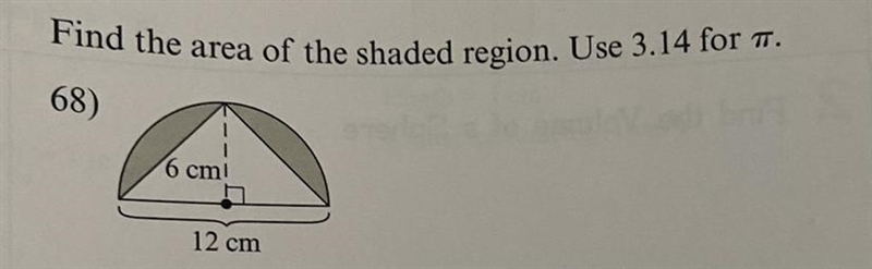 Find the area of the shaded region-example-1