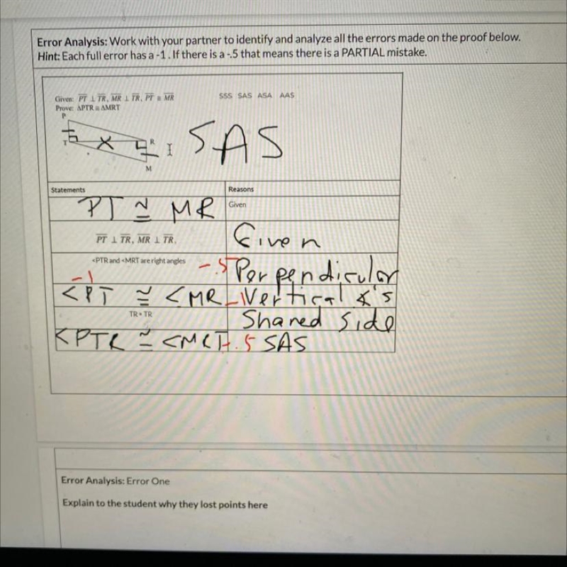 Can someone please help explain why the points were lost-example-1