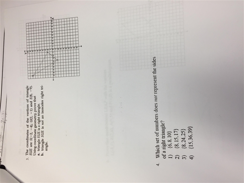 Show exact steps o solve! Solve using the distance formula!Answer #4-example-1