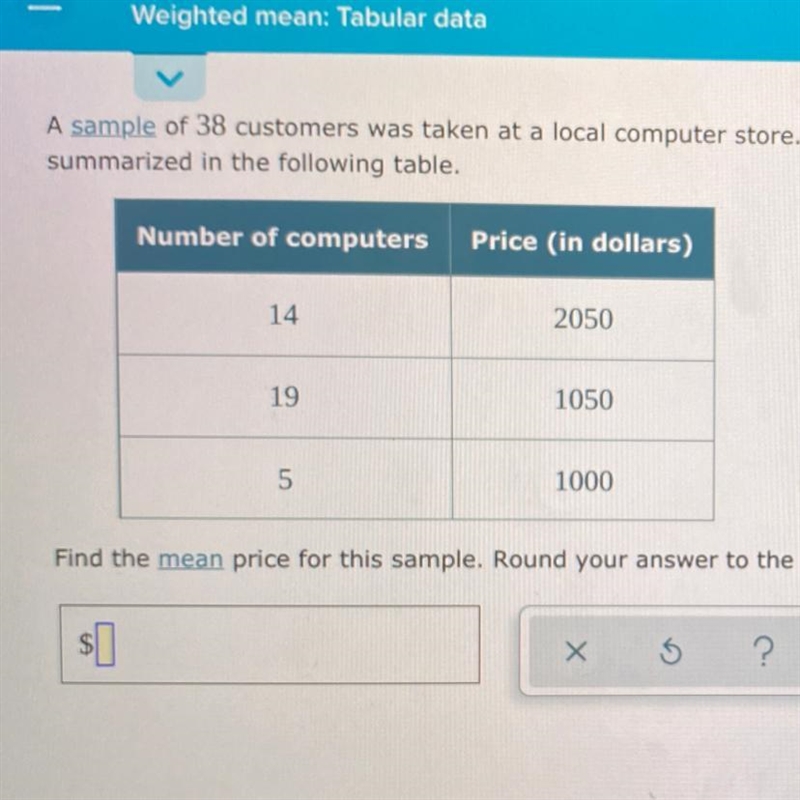 A sample of 38 customers was taken at a local computer store. The customers were asked-example-1