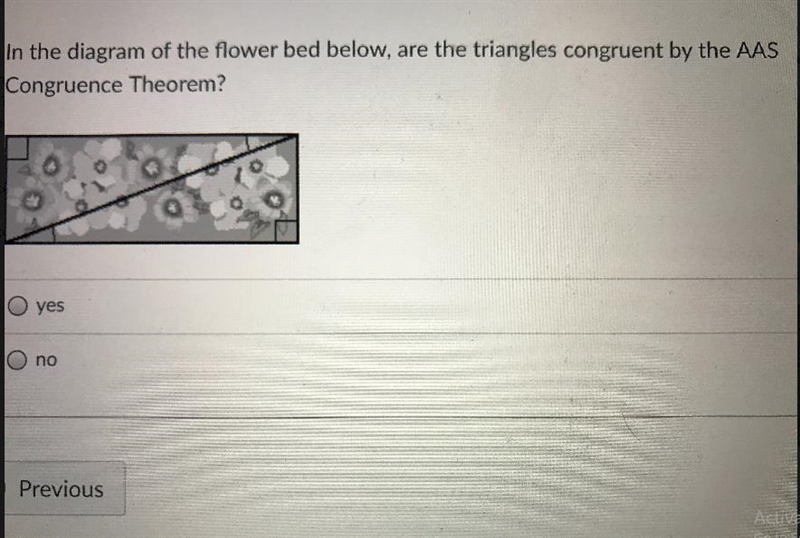 Can the triangles be proven congruent with the information given in the diagram? If-example-1