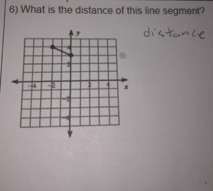 What is the distance of this line segment?-example-1