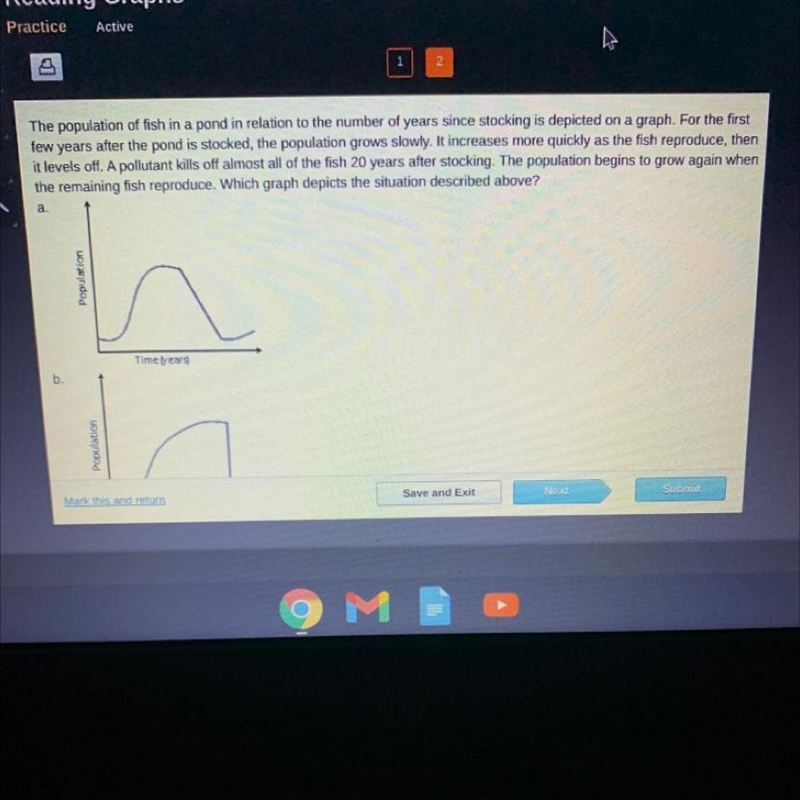 the population of a fish in a pond in relation to the number of years since stocking-example-1