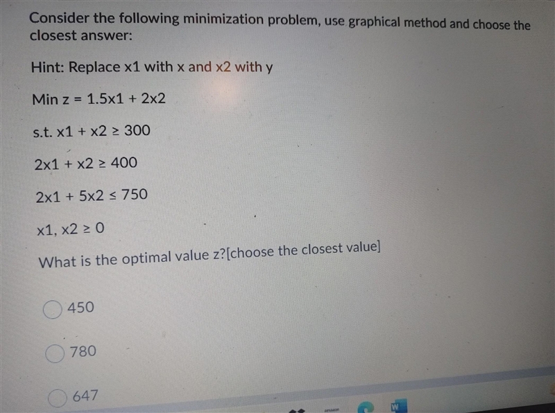 Please help me with this. four potential solutions.450, 780, 647, 354-example-1