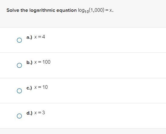 Solve the logarithmic equation...-example-1