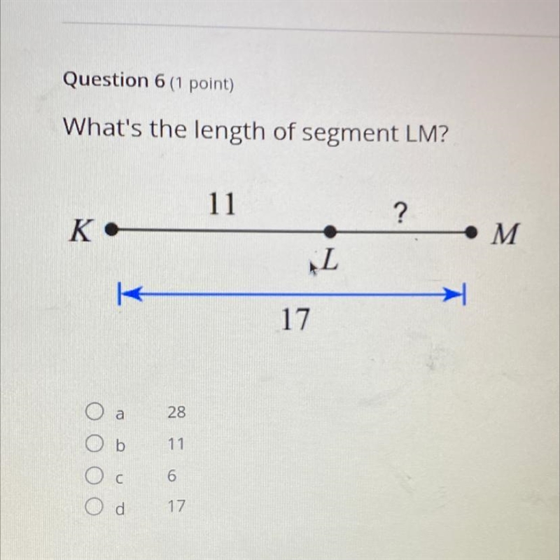 What's the length of segment LM?-example-1