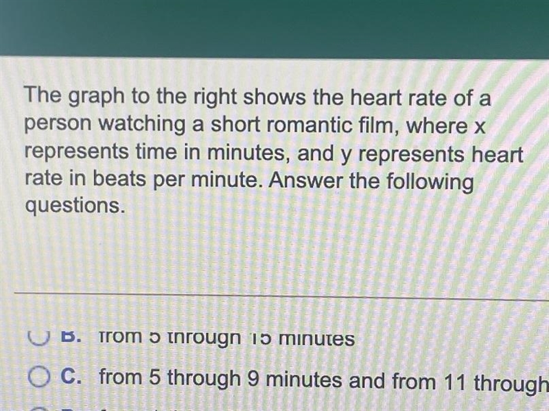 Part AFor which time periods was the person‘s heart rate increasingPart BFor which-example-1