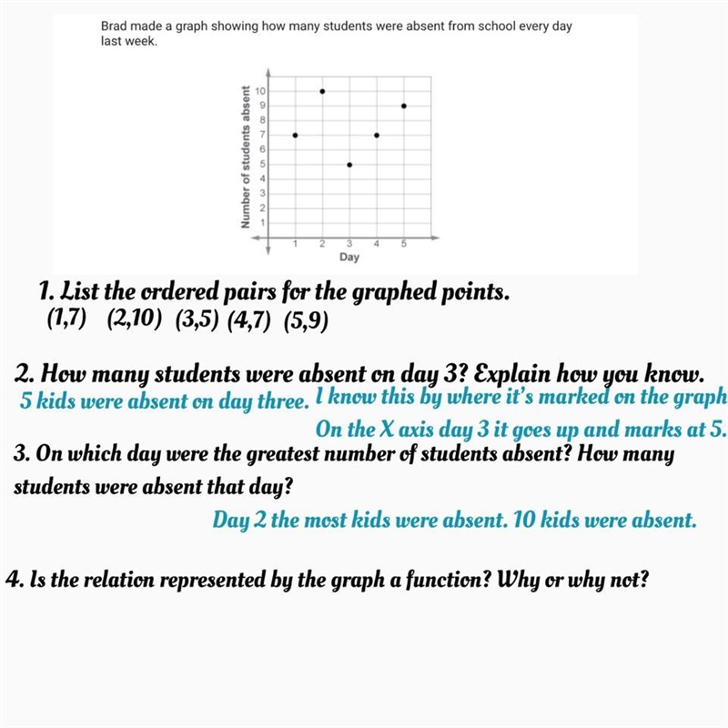 Can you help me with question number 4 and double check all my other work. (I don-example-1