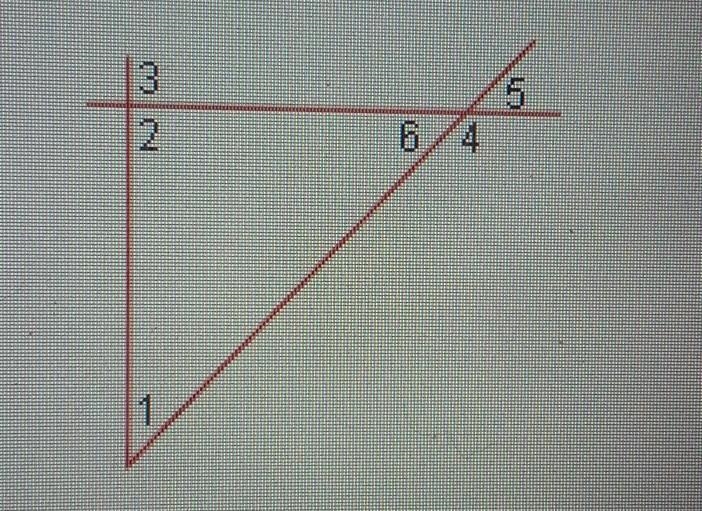 Which if the following are exterior angles? check all that apply.A. 5B. 2C. 4D. 6E-example-1