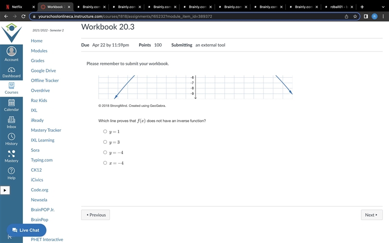 Use the following graph of the quadratic function f(x)=−18(x−1)2+1 to answer the question-example-2