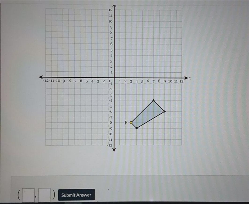 the figure below is translated up 4 units and then reflected over Y axis what are-example-1