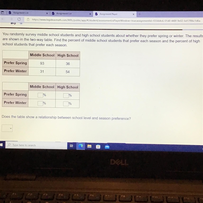 I just need someone to convert those numbers to percentages. Thank you!-example-1