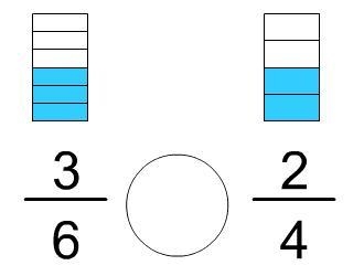 Compare. Choose the correct symbol. A) < B) > C) =-example-1