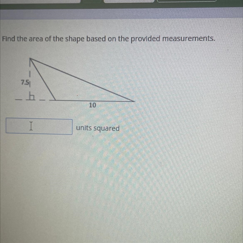 Find the area of the shape based on the provided measurements-example-1