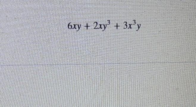 Factor the given polynomial by finding the greatest common monomial factor (or the-example-1