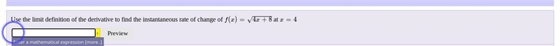 Use the limit definition of the derivative to find the instantaneous rate of change-example-1