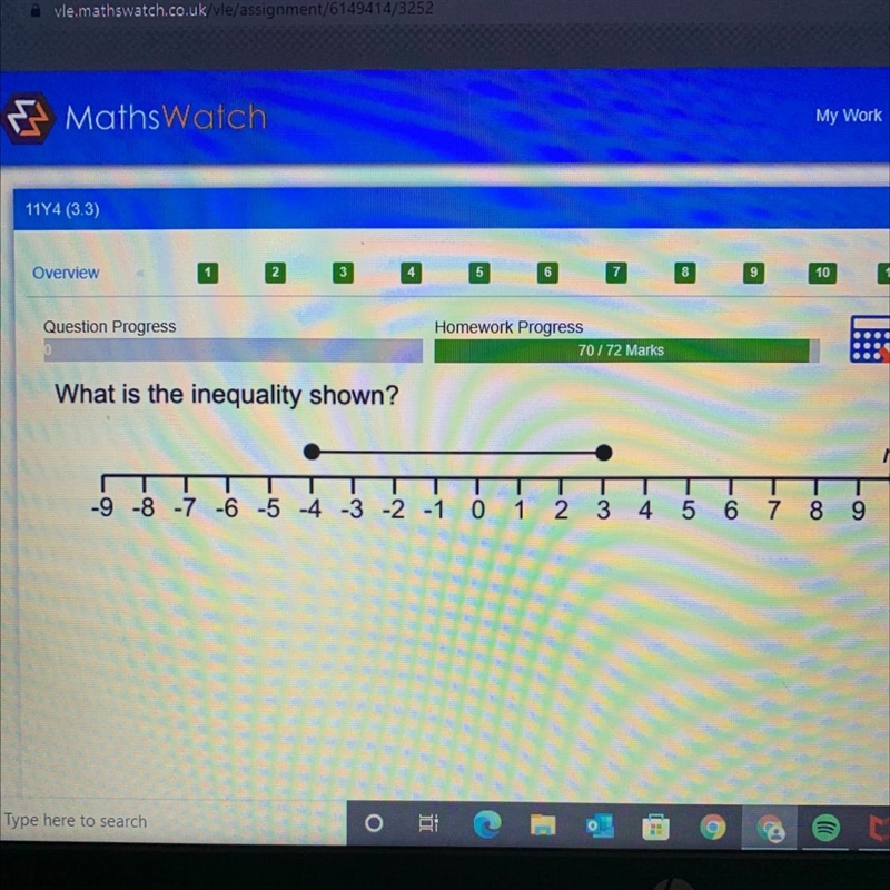 What is the inequality shown?-example-1