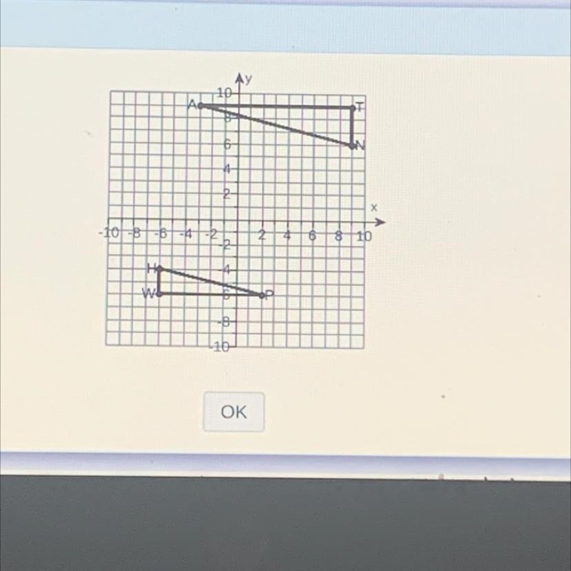 For the graph to the right, describe the composition of transformations that maps-example-1