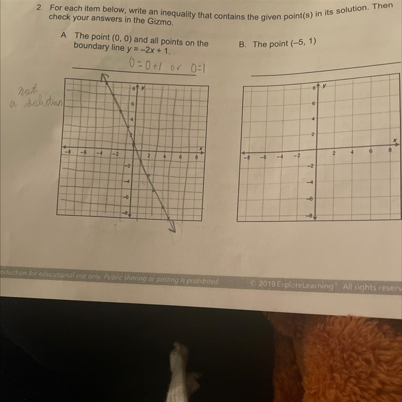 Write an inequality that contains the given points in its solution. I tried the first-example-1