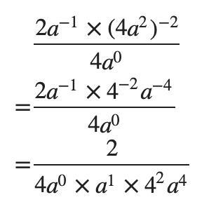 Simplify the following expressions using the properties of exponents. Please show-example-1