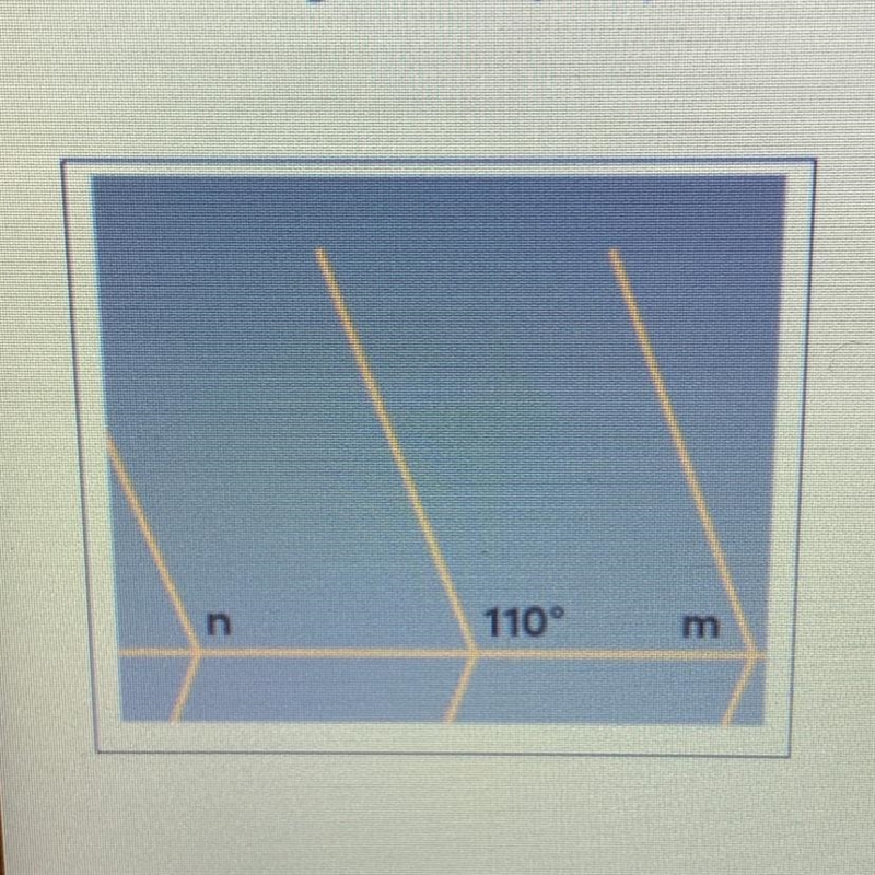 Parking spaces in a parking lot are parallel to each other. Find the measure of the-example-1