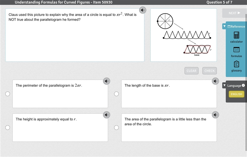 PLEASE I BEG HELP ASAP PLEASE Claus used this picture to explain why the area of a-example-1