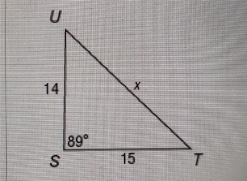 Find x. Round to the nearest tenth if necessary.​-example-1