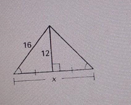 Slove for X. Round to the nearest tenth of neccessary.-example-1